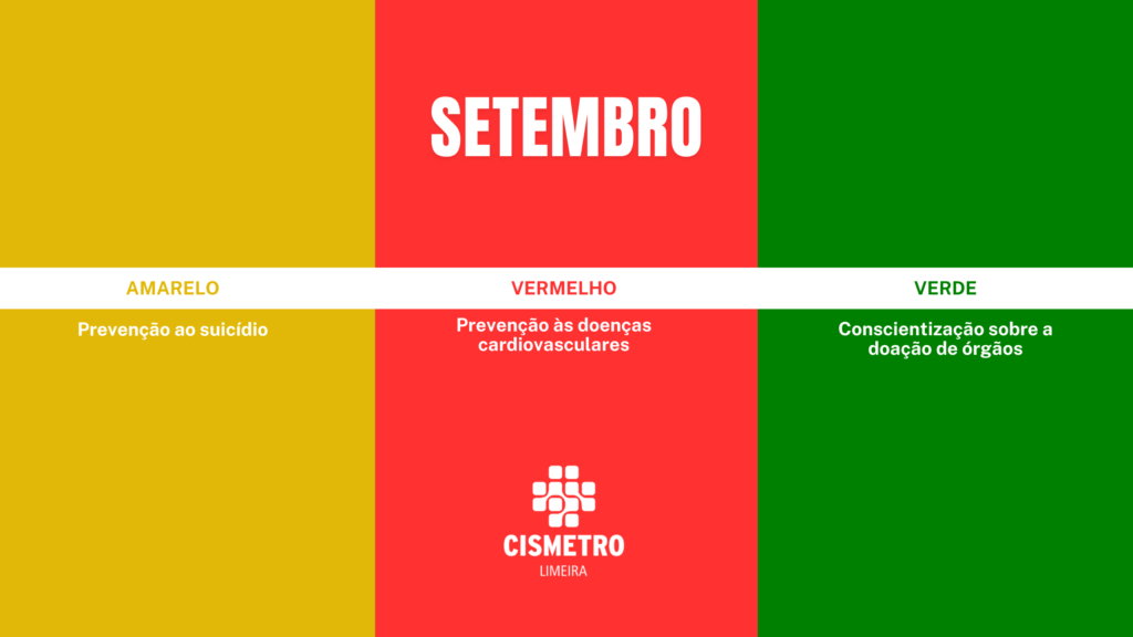 Cismetro Limeira apoia campanhas de Setembro